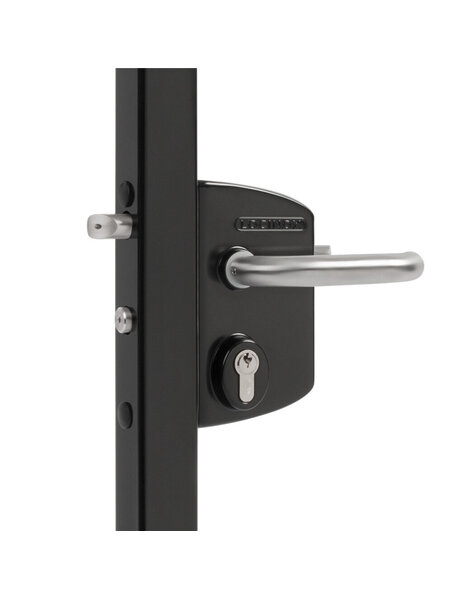 LOCINOX Opbouw poortslot LAKQ40U2LGSXI voor vierkant profiel 40-60 mm
