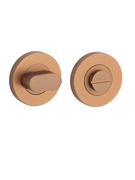 STERK WC garnituur 1712 OVAL PRO 8MM  - mat koper PVD