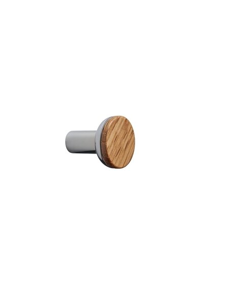 Furnipart Meubelknop BIS  hout-zamac / bruin - Chroom