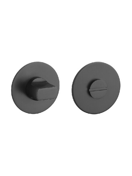 STERK Ultra dun WC-garnituur OVAL 1712 - 3 mm mat zwart