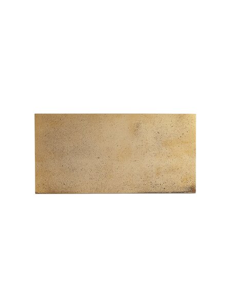 Dauby Tegel Pure®Tiles "sandcasted" ruw brons gepolijst (RBP) 10 x 20 cm