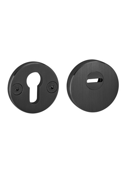 JNF Architectural Hardware JNF veiligheidsschild met boorbeveiliging – Zwart PVD