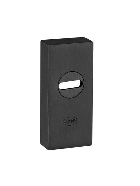 JNF Architectural Hardware JNF rechthoekig veiligheidsschild voor europrofielcilinder – Zwart PVD