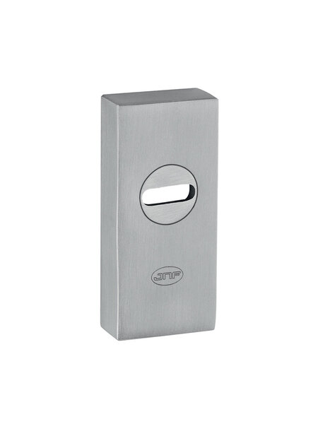 JNF Architectural Hardware JNF rechthoekig veiligheidsschild voor europrofielcilinder – Inox satijn