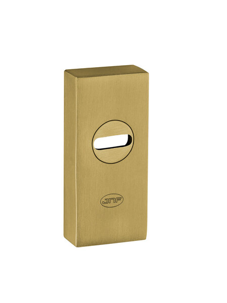 JNF Architectural Hardware JNF rechthoekig veiligheidsschild voor europrofielcilinder – Goud PVD