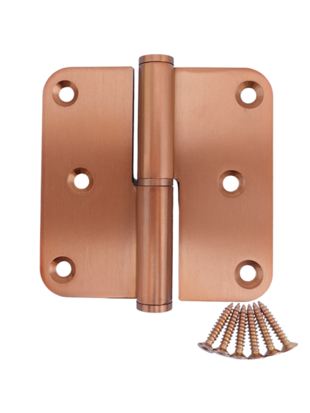 STERK RVS paumelle 80x80x2.5mm - Koper PVD