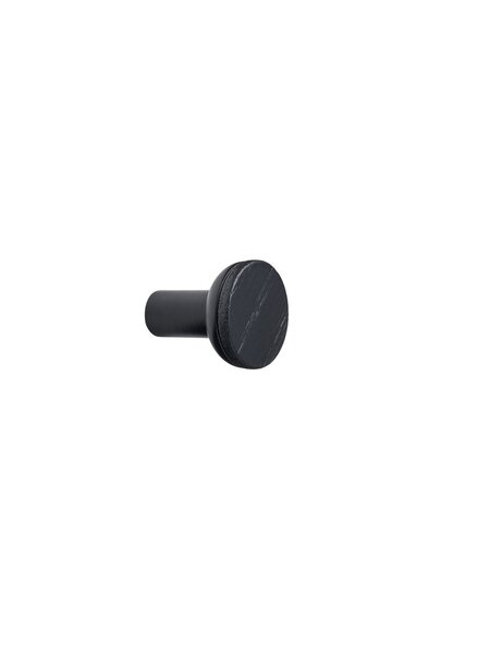 Furnipart Meubelknop BIS  hout-zamac / zwart - mat zwart