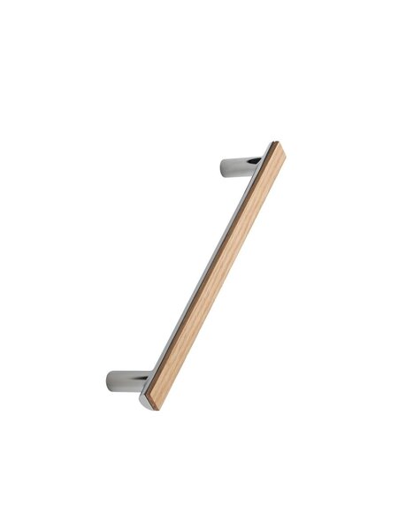 Furnipart Meubelgreep BIS  hout-zamac / bruin - Chroom