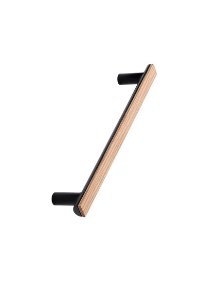 Furnipart Meubelgreep BIS  hout-zamac / bruin - zwart