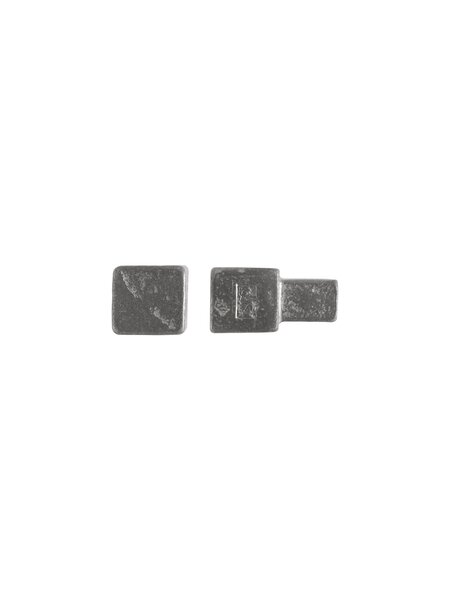 Dauby Meubelknop ruw metaal PQ-20mm (RM)