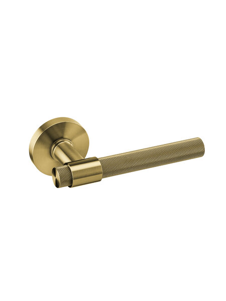 JNF Architectural Hardware JNF deurklinken op rond rozet – PVD Titanium Gold