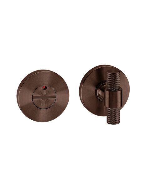 JNF Architectural Hardware JNF WC garnituur Natur Watch – PVD Titanium Chocolate