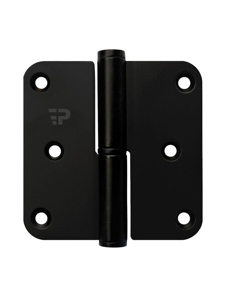 DKS Paumelle 80x80x2,5 mm BLACK - Per 40 stuks