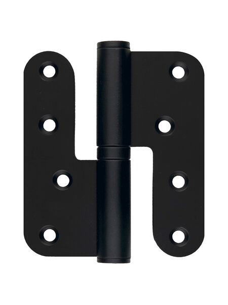 DKS Paumelle 100x86x3  mm PRO BLACK - Per 40 stuks