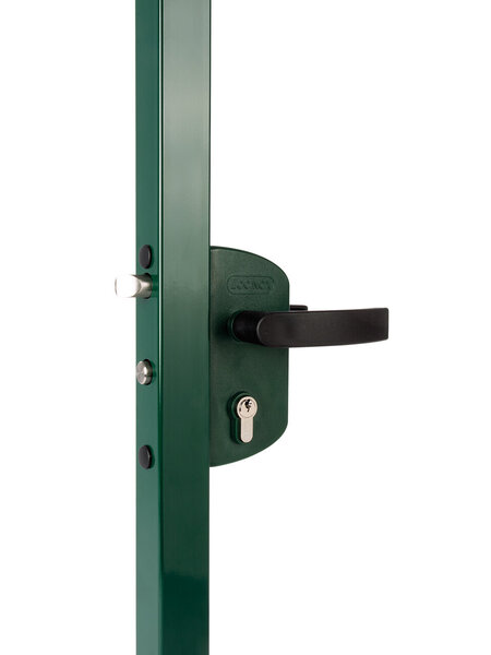 LOCINOX Opbouw tuinpoortslot LAKZ40P1LVCAP voor vierkant profiel