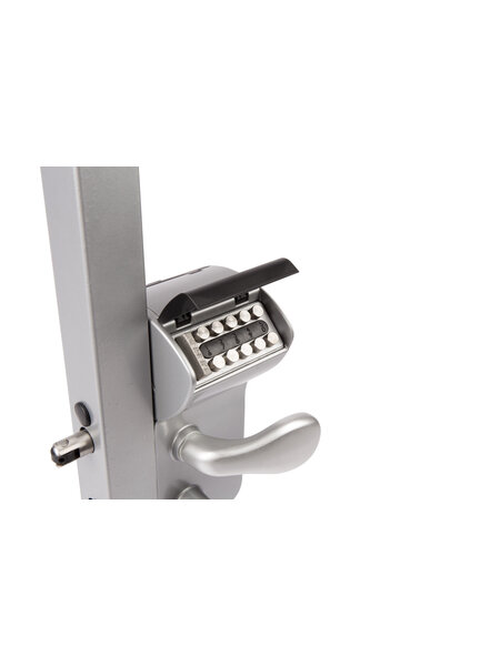 LOCINOX Vinci-mechanisch codeslot LMKQ40V2LVSZC met deurklink en cilinder