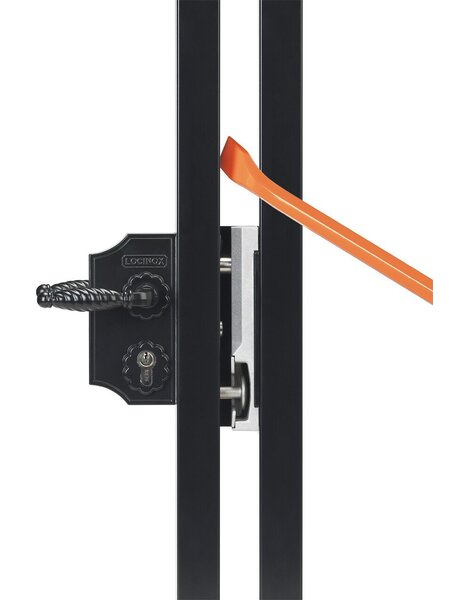 LOCINOX Opbouw sierpoortslot LAKY40F2LVCAFA voor vierkant profiel 40-50mm - klein