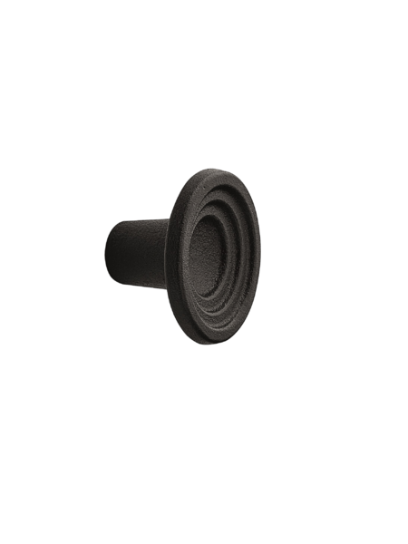 Furnipart Meubelknop FLEUR - Gietijzer mat zwart