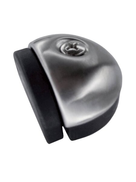 HDD Vloerdeurstop halve maan verhoogd RVS