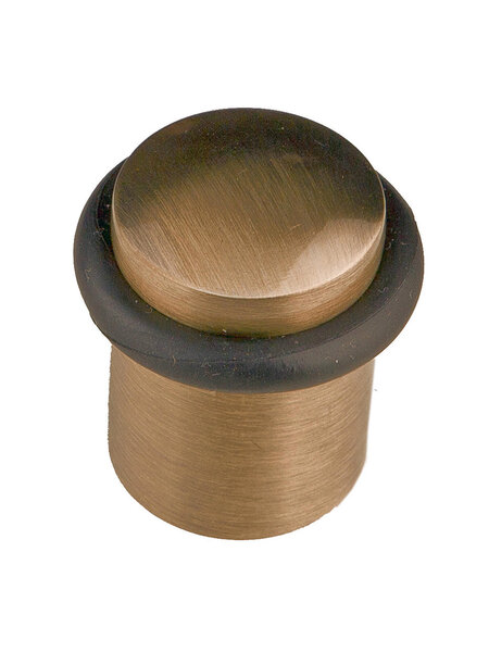 HDD Vloerdeurstop massief brons Ø32x35mm