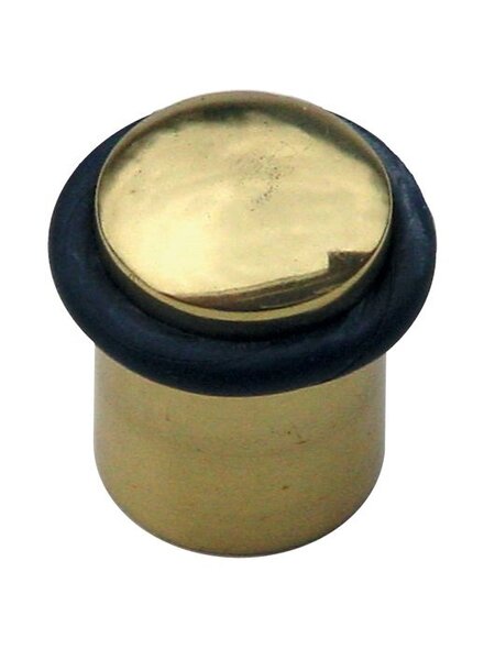 HDD Vloerdeurstop massief goud Ø32x35mm