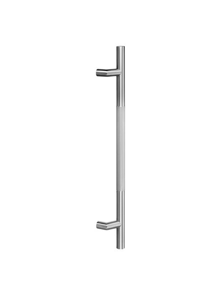 JNF Architectural Hardware JNF dubbele deurgreep 600 mm – Inox satijn – cc 450 mm