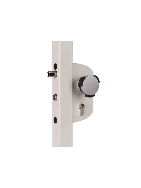 LOCINOX Kindveilig poortslot LAKZ5IP1LVCAKID voor vierkant profiel 50mm