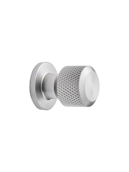 Furnipart Meubelknop MANOR-Round kruislings geslepen Ø 25 mm  - RVS Look
