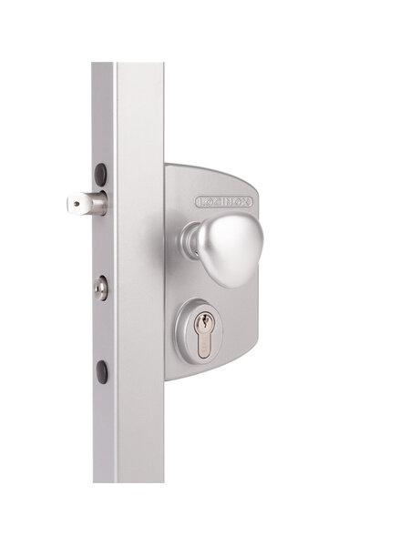 LOCINOX Elektrisch opbouw poortslot LIKQ40U2LVSZR voor vierkant profiel 40-60 mm