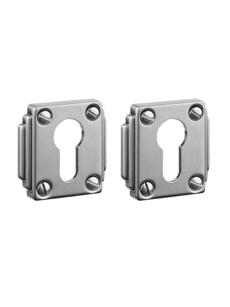 JNF Architectural Hardware Paar JNF ART DECO Cilinderrozetten IN.04.471.QP - Inox satijn