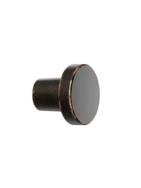 Furnipart Ronde meubelknop DOT Ø 30 mm - antiek bruin