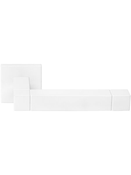 Formani Witte deurkruk Square JB100-G - Jan Des Bouvrie - geveerd