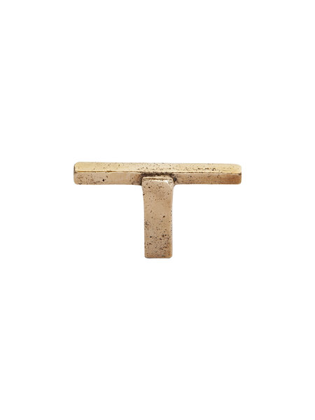 Dauby Meubelknop ruw brons geplijst PTT-60 mm (RBP)