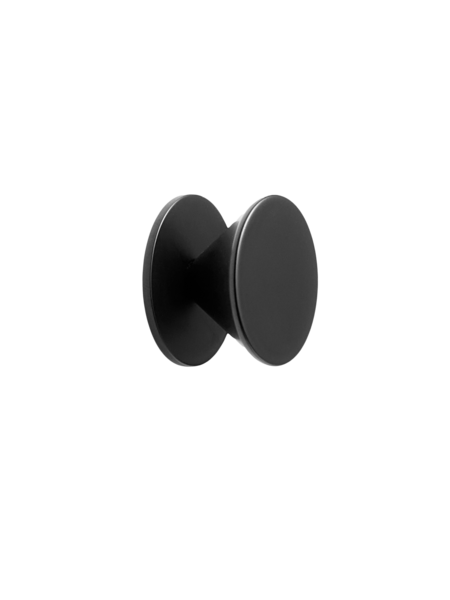 Furnipart Ronde meubelknop ORBIT - Ø 35,8 mm - Mat zwart
