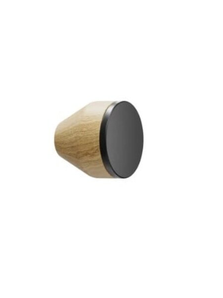Furnipart Meubelknop MELURA - Blanke eik / mat zwart