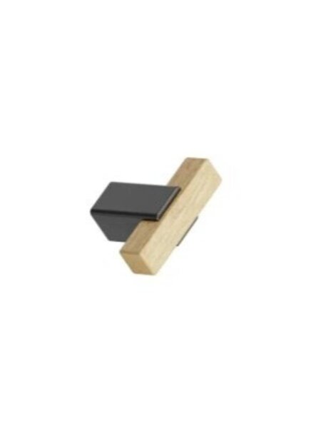 Furnipart Meubelknop SEGMENT K - Blanke eik / mat zwart
