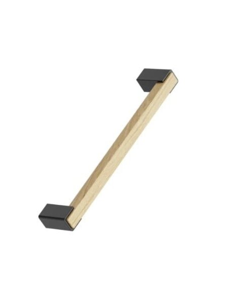 Furnipart Meubelgreep SEGMENT H - Blanke eik / mat zwart