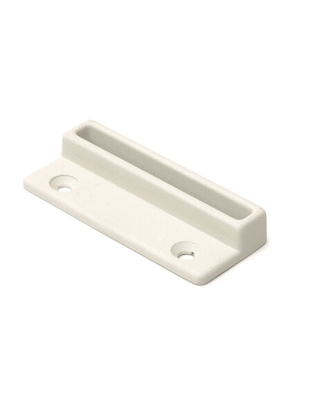 Dulimex Wit raamboomplaatje 74x30 mm zamac