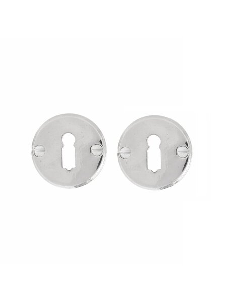 Dauby Paar sleutelplaatje BB-50R wit brons (WB) 50mm