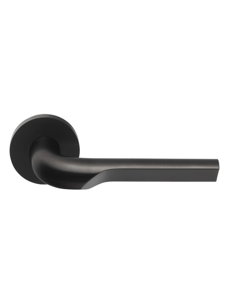 Formani Formani deurkrukken "RIVIO" GL100-G  geveerd zwart PVD