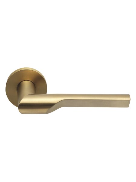 Formani Formani deurkrukken "RIVIO" GL101-G  goud PVD geveerd