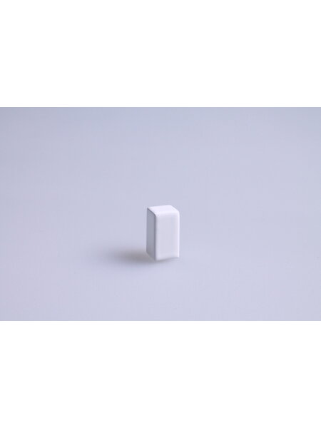 I.B.E. Meubelknop PICCOLO mat wit vierkant 9 mm