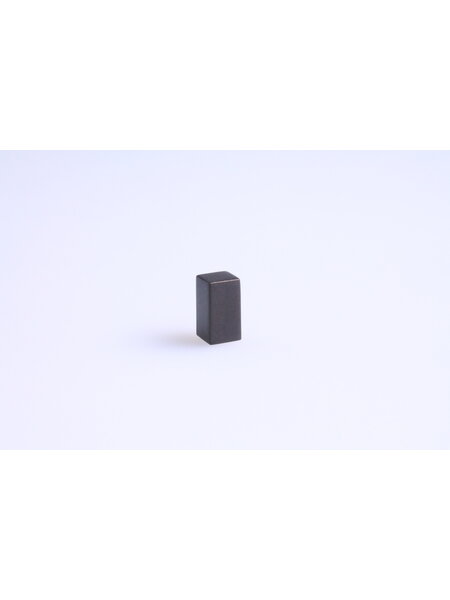 I.B.E. Meubelknop PICCOLO donker Brons vierkant 9 mm