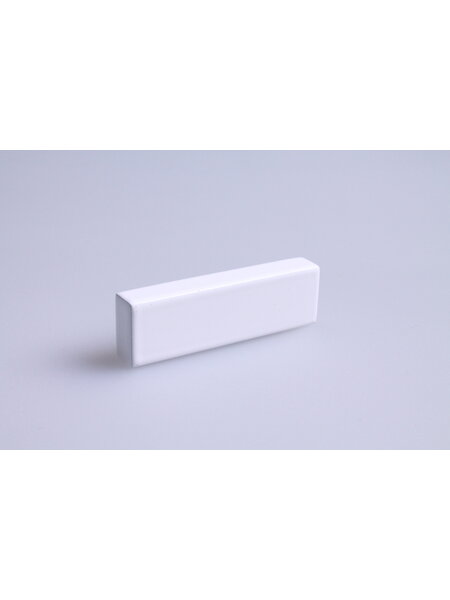 I.B.E. Meubelknop PICCOLO mat wit rechthoekig 8x50 mm
