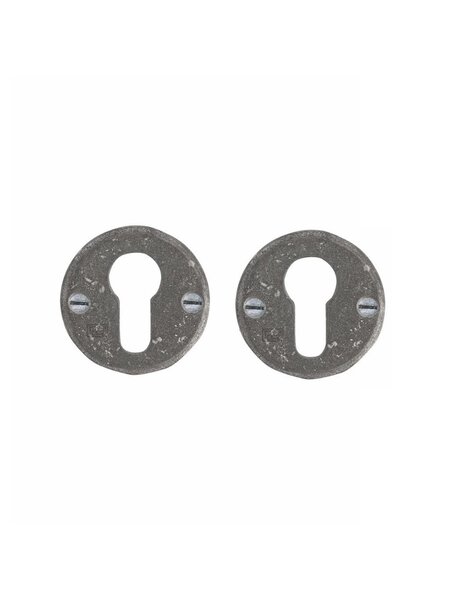 Dauby Paar cilinderplaatje PZ-50R ruw metaal (RM) 50mm
