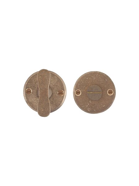 Dauby Set toilet WC - 50/8mm -ruw brons (RB)