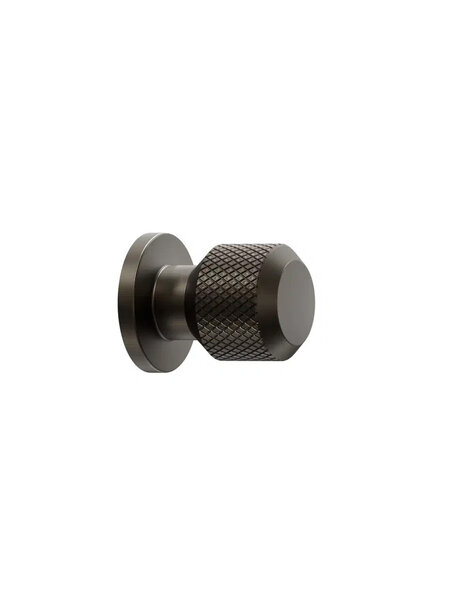 Furnipart Meubelknop MANOR-Round kruislings geslepen Ø 25 mm mat brons