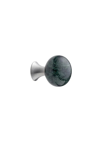 Furnipart Meubelknop BEAD STRAIGHT 28 mm Groen Carrara Marmer