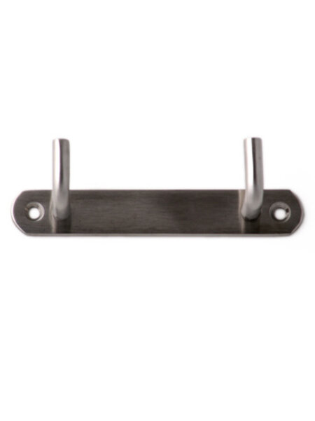 I.B.E. Kapstok DECO 130 mm RVS 2 haken
