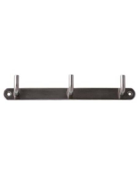 I.B.E. Kapstok DECO 220 mm RVS 3 haken